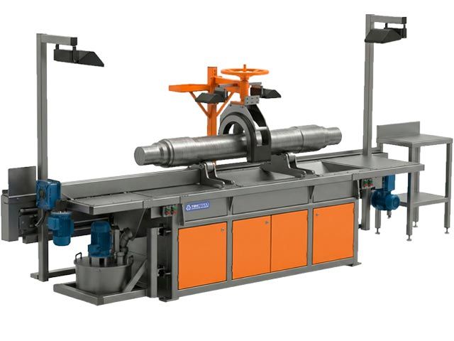 Позиция неразрушающего контроля оси колесной пары ПНК-03