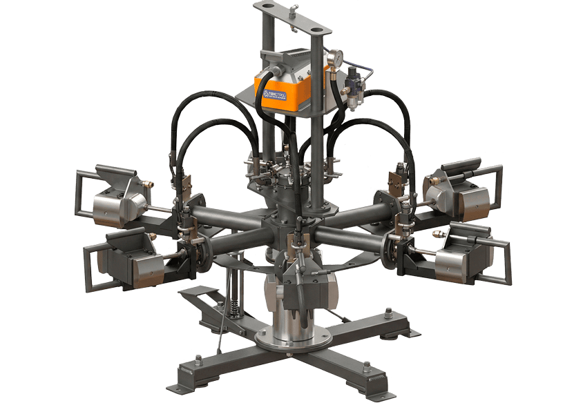 Установка силового нагружения корпусов букс УСН-6-К