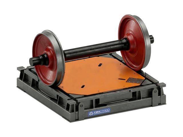 Машина мойки колесных пар железнодорожных вагонов